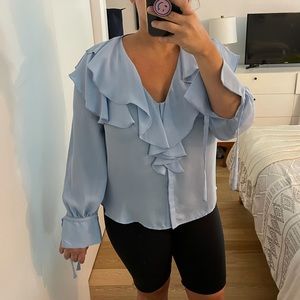 Zara Ruffle Blouse